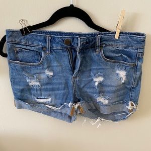Blank NYC Jean distressed shorts